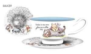 Winnie The Pooh 12oz "Today is..." Teacup & Saucer
