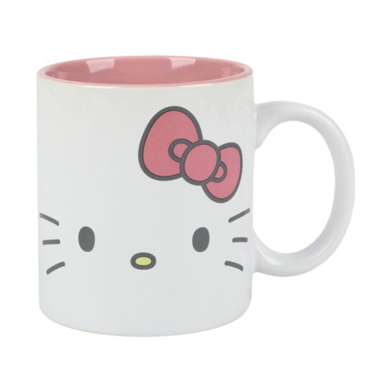 Hello Kitty Cute Face on 16oz Ceramic Mug