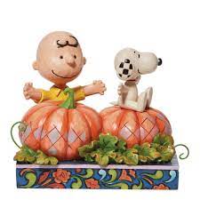 Peanuts - Charlie Brown & Snoopy "Pumpkin Treats" Jim Shore