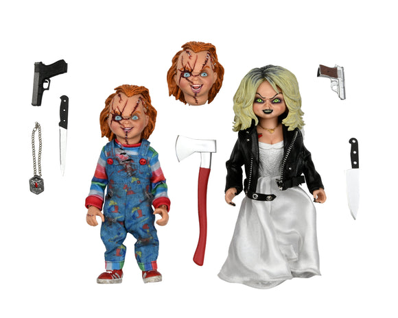 Bride of Chucky - Chucky & Tiffany 2pk Clothed Figures