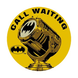 Batman - Call Waiting Bat Signal Button