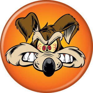 Looney Tunes - Wile E. Coyote on Orange Button