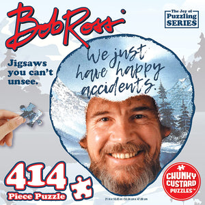 Bob Ross "Happy Little Accidents" 414pc Puzzle