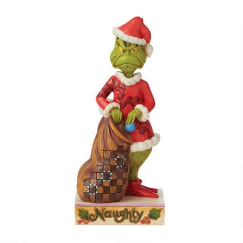 The Grinch Naughty & Nice Two Sided Jim Shore