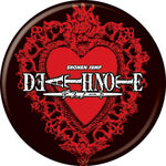 Deathnote - Black & Red Logo Button
