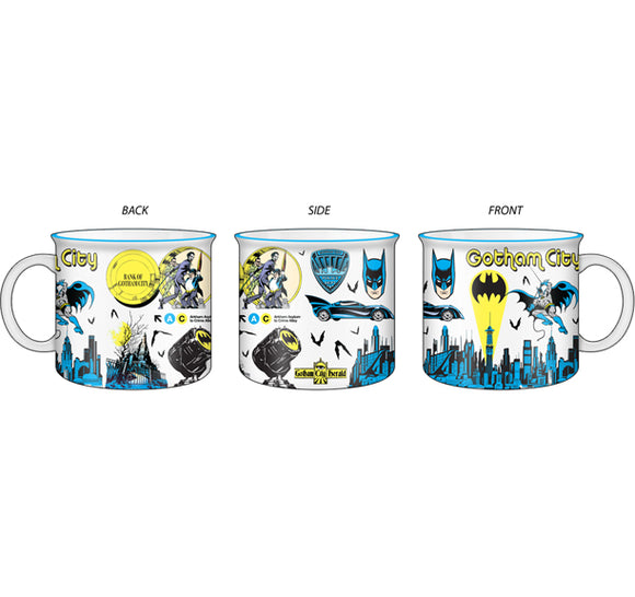 Batman Gotham City Destination 20oz Ceramic Camper Mug