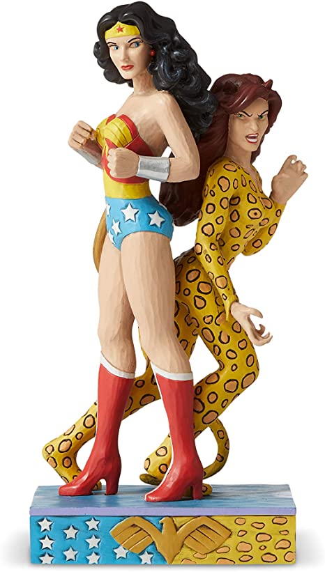 Wonder Woman vs. Cheetah Jim Shore