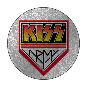 KISS Army - Glitter Button