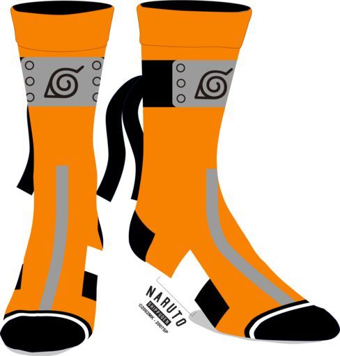 Naruto Suit Up Socks with Ribbon