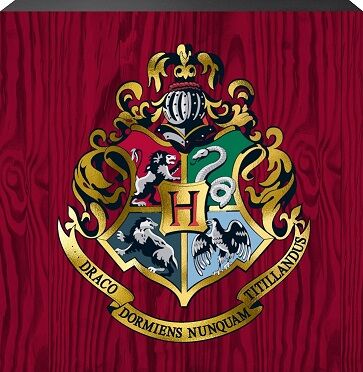 Harry Potter Hogwarts Crest Box Sign