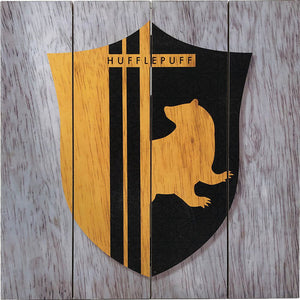 Harry Potter - Hufflepuff Shield Wood Sign