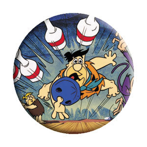 Flintstones - Fred Bowling Button - Disc