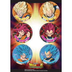 Dragon Ball Super - Broly Goku & Vegeta Sticker Set