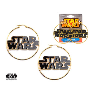Star Wars Logo Hoop Earrings