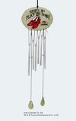 Wizard Oz Ruby Slippers Wind Chime