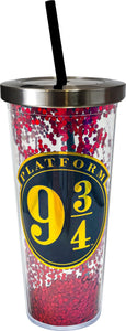 Harry Potter - Platform 9 3/4 Acrylic Glitter Cup