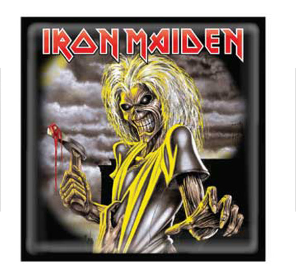 Iron Maiden Matte Black Lapel Pin