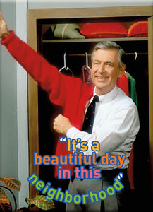 Mr.Rogers It'S A Beautiful Day Magnet