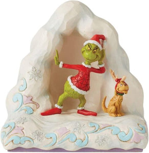 Grinch and Max in Cave Jim Shore