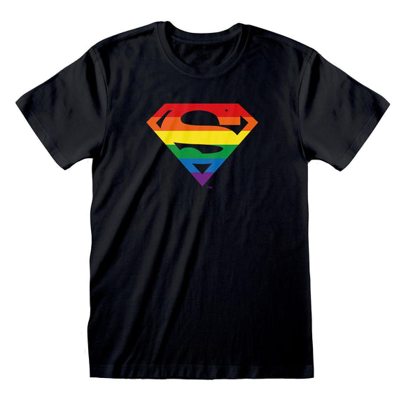 Superman Pride Logo Tee (Adult Small)