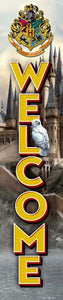 Harry Potter Hogwarts with Hedwig Welcome Porch Sign
