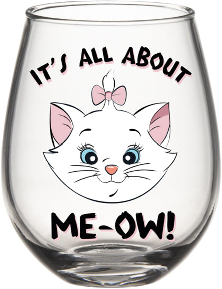 Aristocats 20oz It's All About Me-ow! Stemless Glass