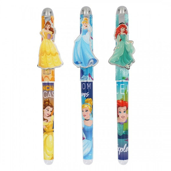 Disney Princess Metal Plate 3pc Pen Set