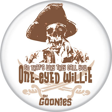 Goonies - One Eyed Willie Button