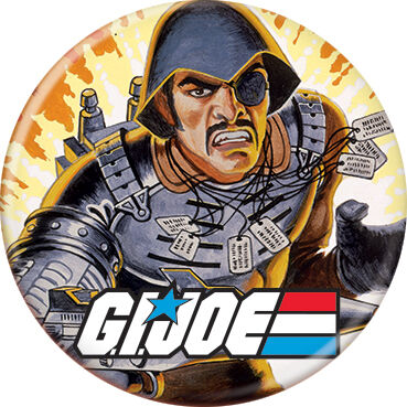 GI Joe Major Bludd Button