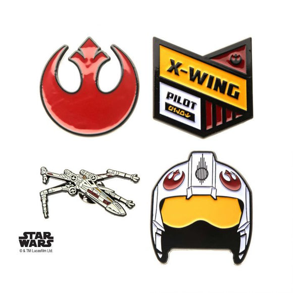 Star Wars - Rebel Alliance 4pk Enamel Lapel Pins