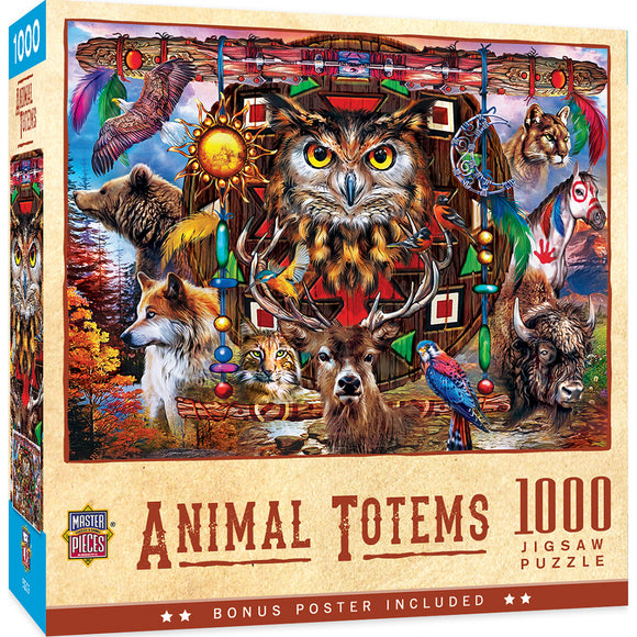 Tribal Spirit Animals 1000pc Puzzle
