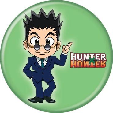 Hunter x Hunter Chibi Leorio Button