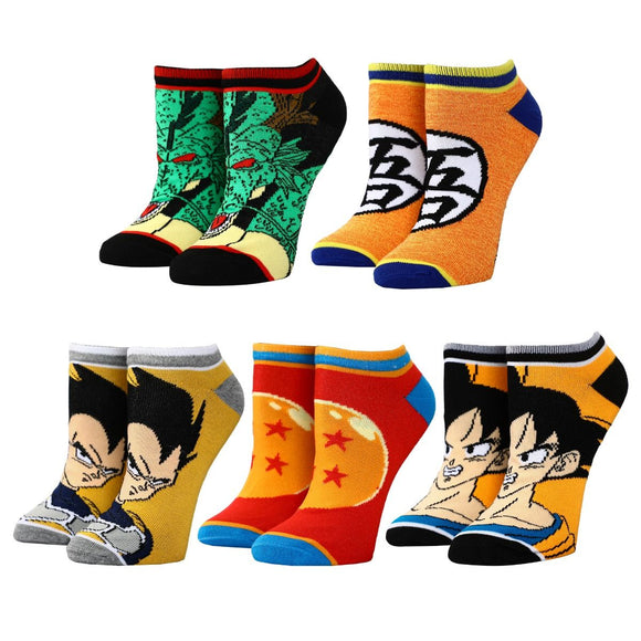 Dragon Ball Z 5pkp Ankle Socks