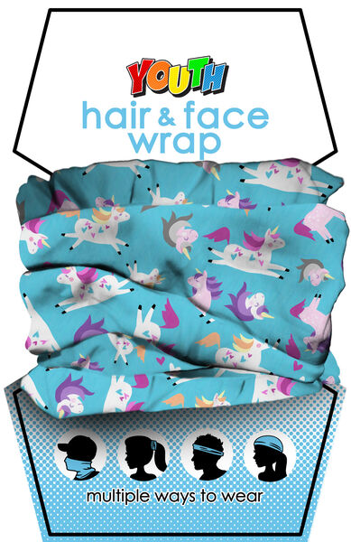 Unicorn Youth Hair & Face Wrap