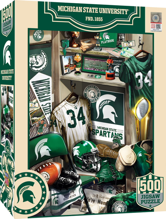 Michigan State Spartans Locker Room 500pc Puzzle