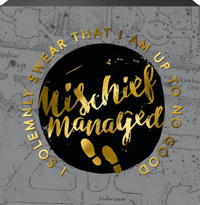 Harry Potter - Mischief Managed Box Sign