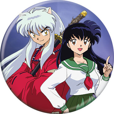 Inuyasha and Kagome Button