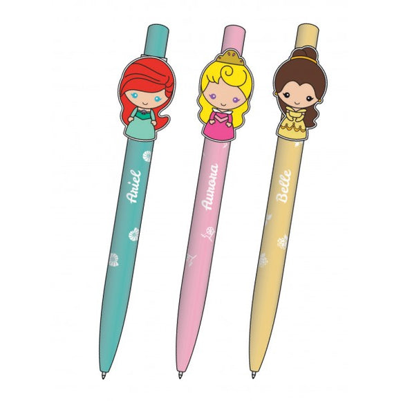Disney Princess 3pc Soft Touch Ball Pen Set (Ariel, Aurora, Belle)