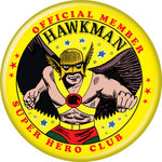 Dc Hawkman Official Member Fan Club Button - Disc