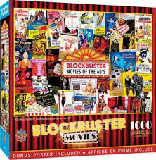 60s Blockbuster Movies 1000 pc Puzzle