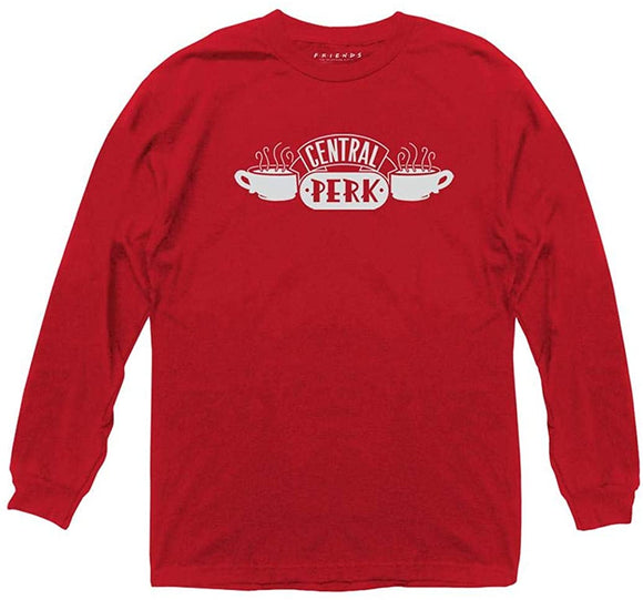 Friends - Central Perk Red Long Sleeve Tee