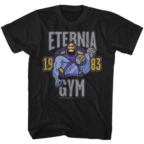 Masters of the Universe - Eternia Gym Skeletor Black Tee