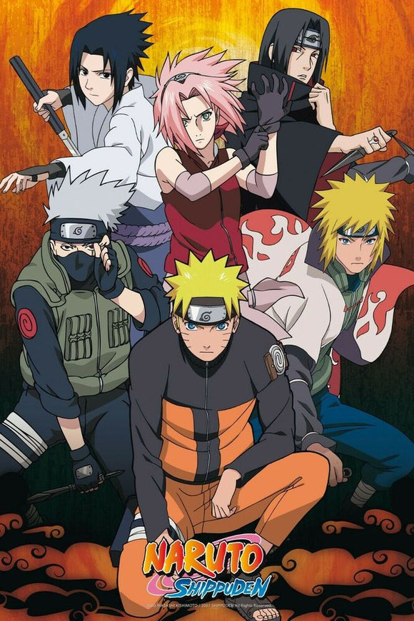 Naruto Group 24x36 Poster