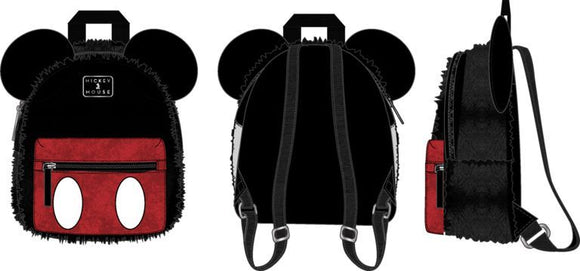 Mickey Mouse Faux Fur Mini Backpack