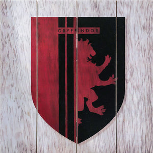 Harry Potter - Gryffindor Shield Wood Sign