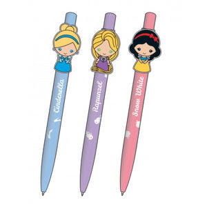 Disney Princess 3pc Soft Touch Ball Pen Set (Cinderella, Rapunzel, Snow White)