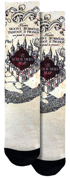 Harry Potter - Marauders Map Socks