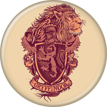 Harry Potter - Gryffindor Crest Button