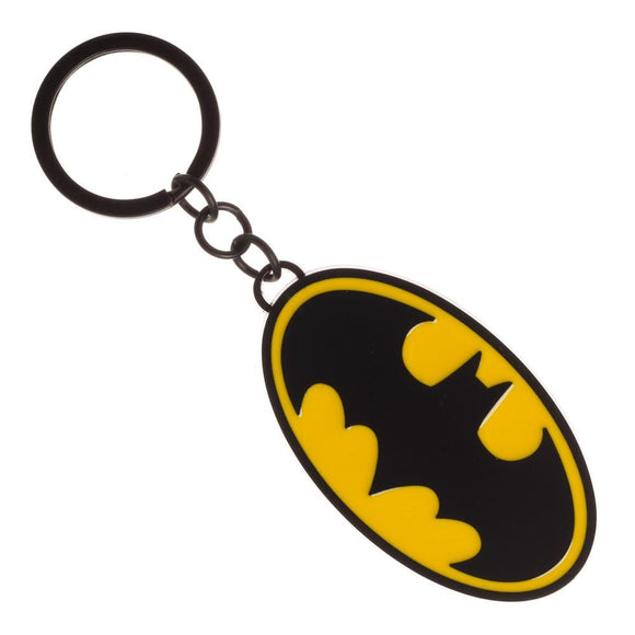 Batman Oval Logo Metal Keychain