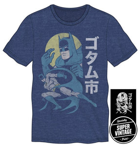 Batman Japanese Navy Blue Tee